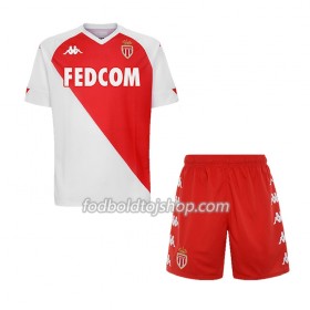 AS Monaco Børn Hjemme Fodboldsæt 2020-21 S/S (+ Korte bukser)